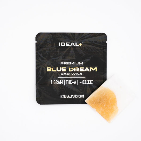 Blue Dream 83.33% THCa Dab Wax 1g - 1 GRAM - Premium Organic Hemp Flower