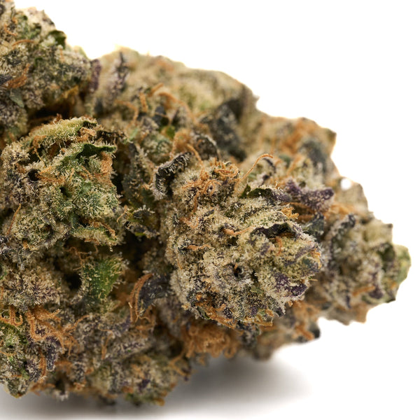 Dense trichome-covered cannabis bud from Edible Panties Indoor THCa Flower product