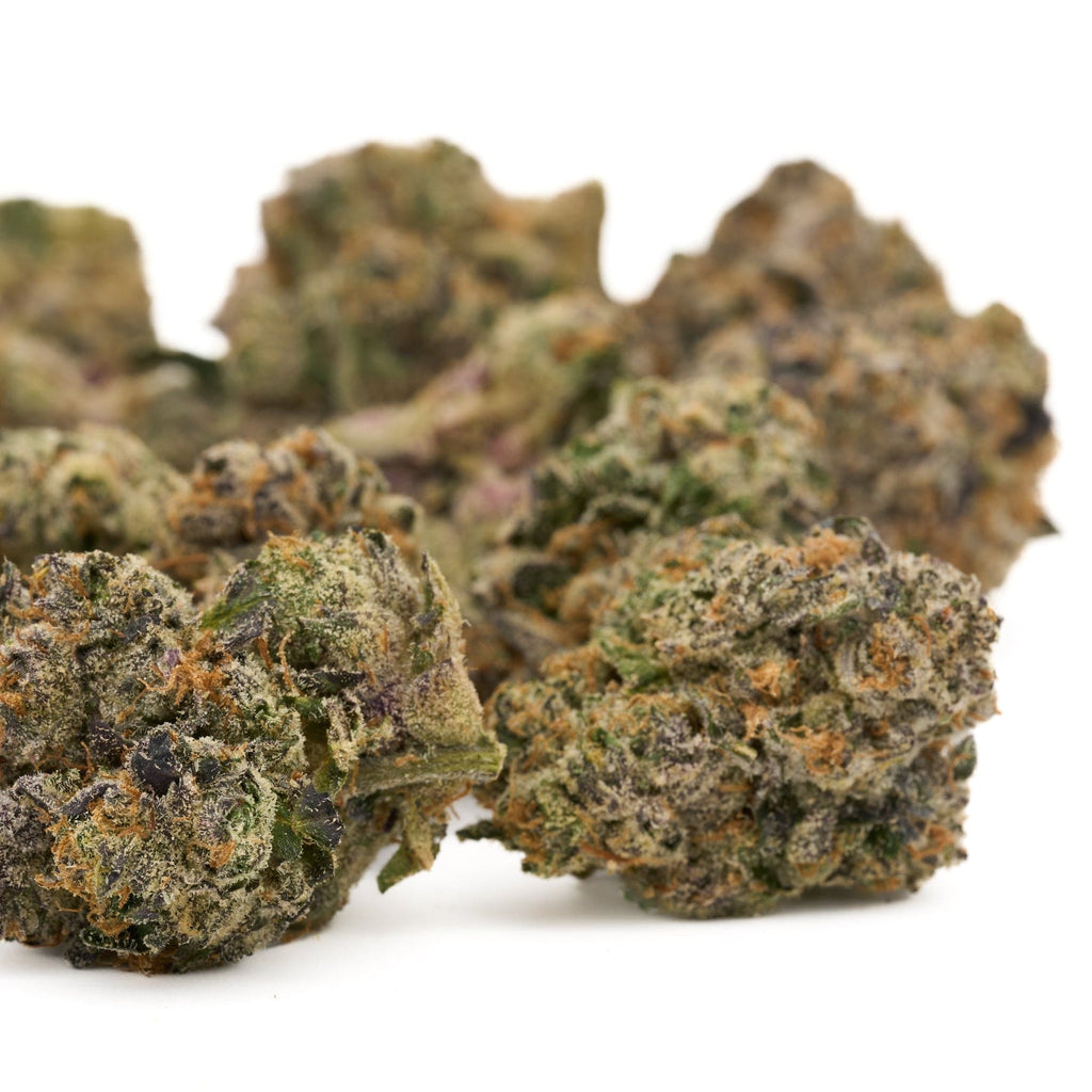 Pile of cannabis buds from Love Affair Indoor THCa Flower - 5 gram package